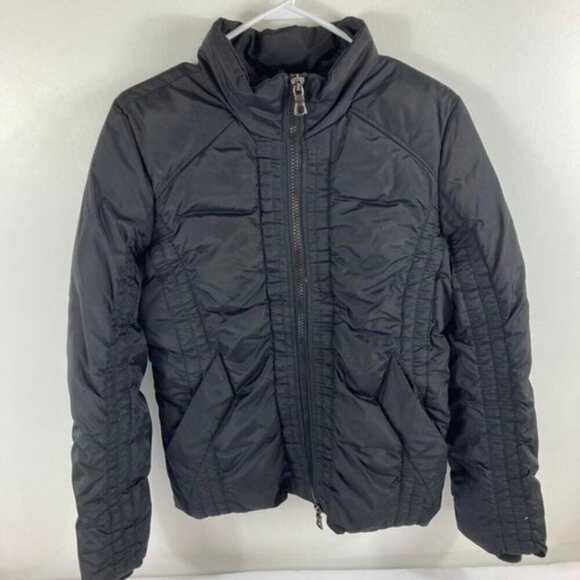 Anne Klein Down Puffer Womens Jacket Black M - Picture 1 of 11